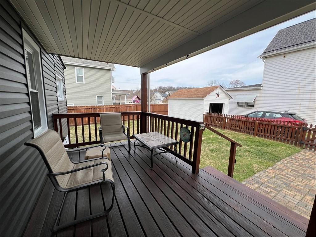 452 Webster Street Rochester, PA 15074 - Photo 9 of 34 Rear Deck