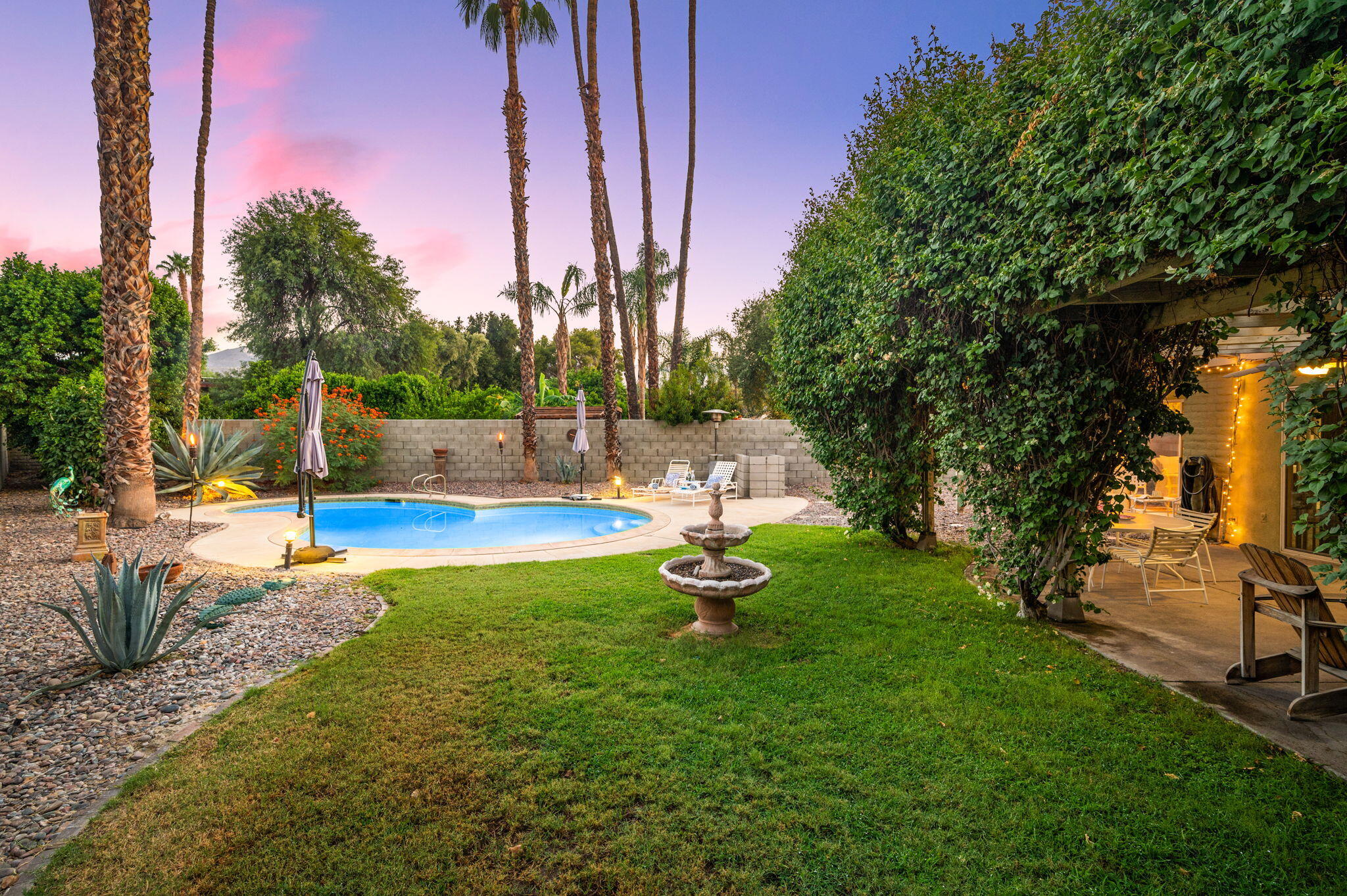 71888 Vista Del Rio Rancho Mirage, CA 92270 - Photo 32 of 36 a view of a park with large trees