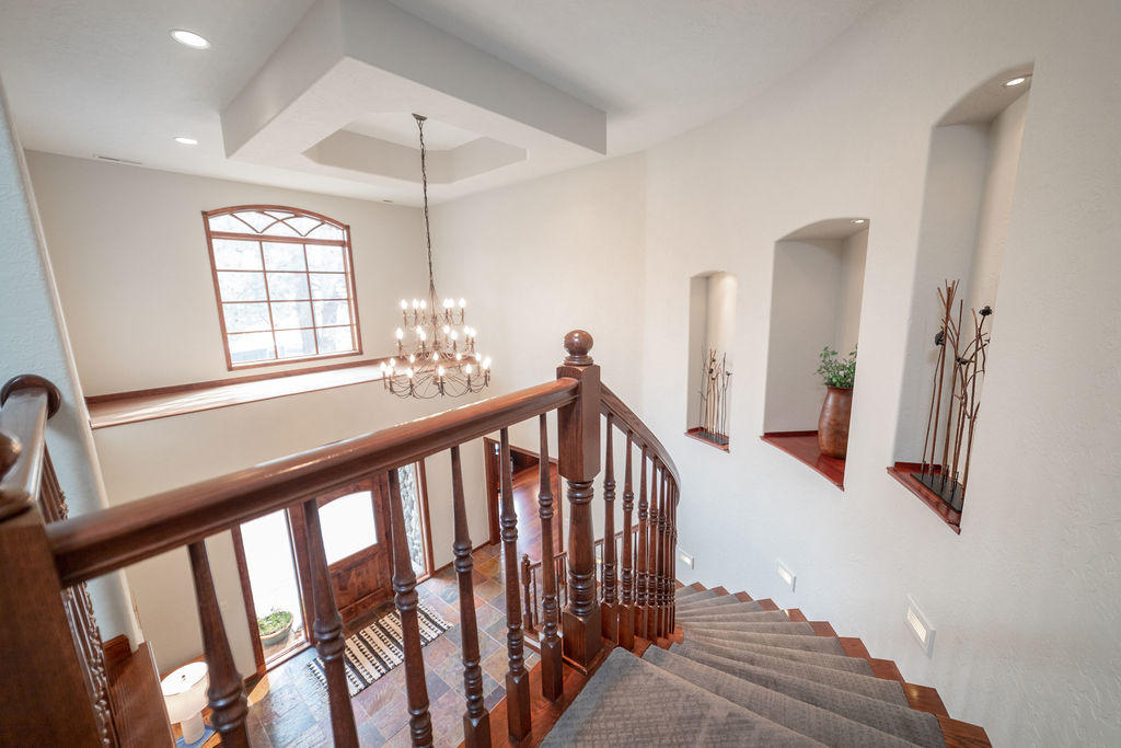 60675 Billadeau Road Bend, OR 97702 - Photo 27 of 87 a view of entryway and hall with wooden floor
