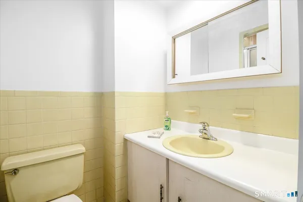 a bathroom with a sink and a toilet