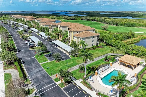 a view of a garden with an outdoor space