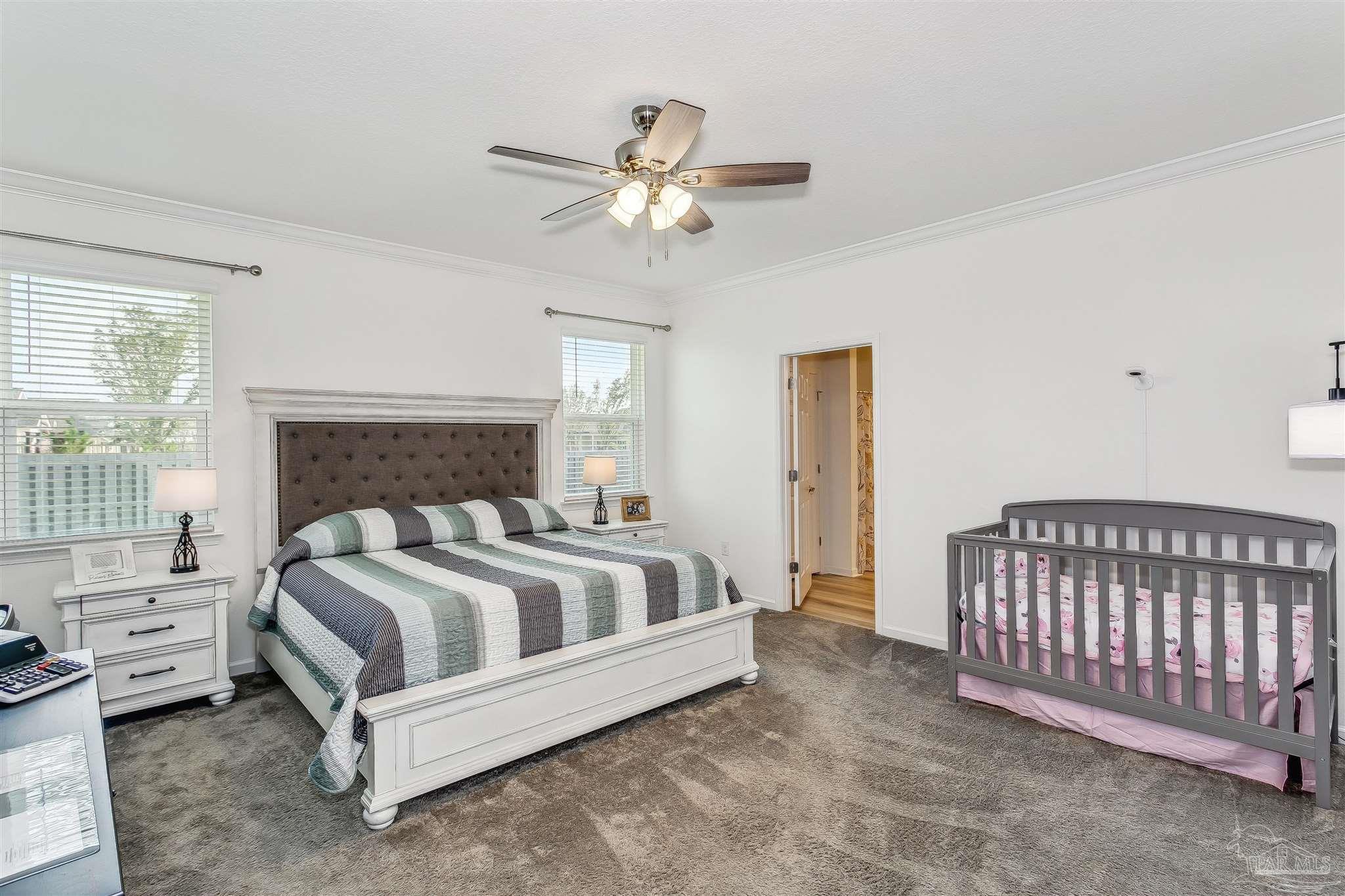 8935 Trail Ridge Road Milton, FL 32583 - Photo 11 of 38 Spacious Primary Bedroom w/ Lots of Natural Light
