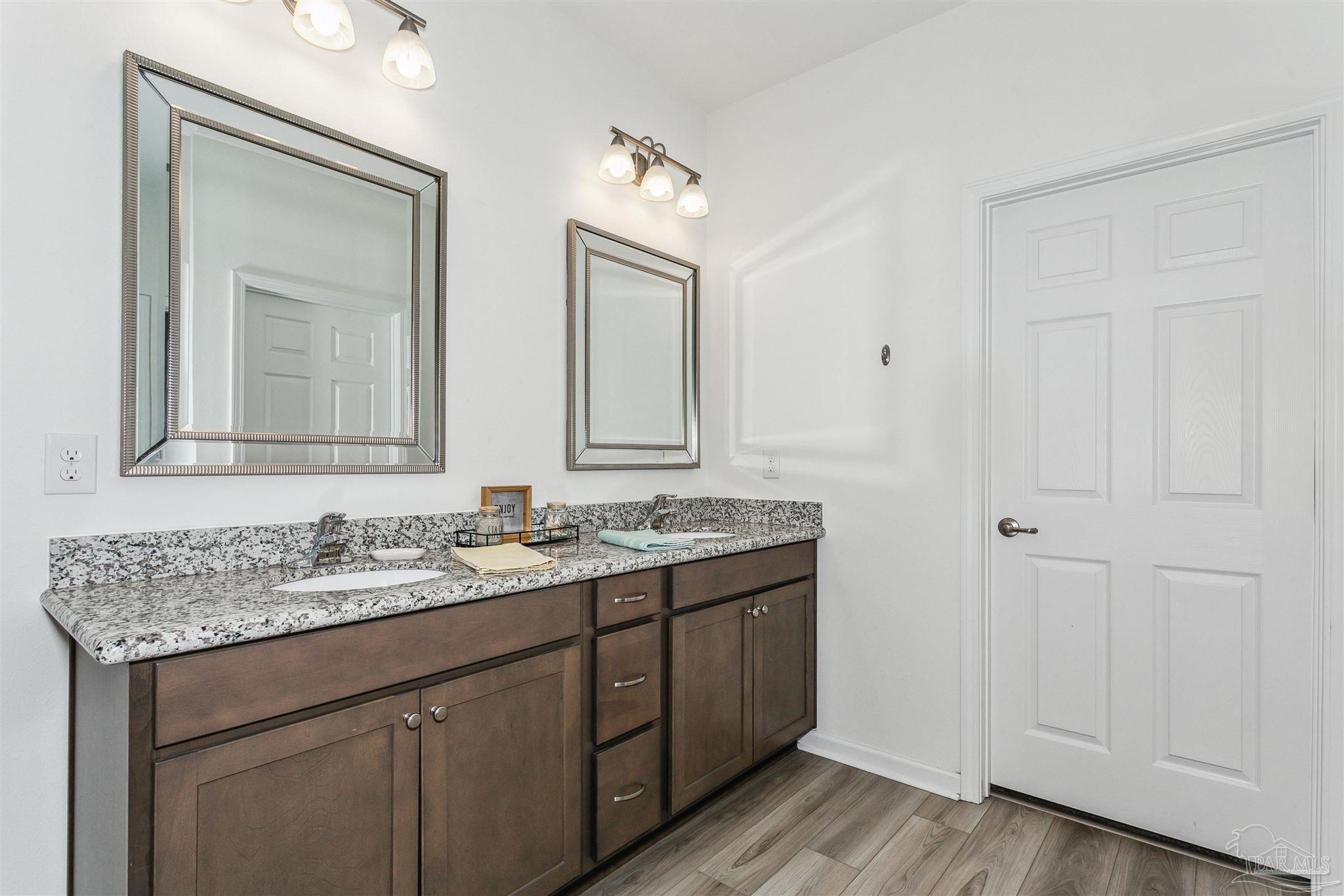 8935 Trail Ridge Road Milton, FL 32583 - Photo 12 of 38 Primary Bathroom with Double Vanities/Granite
