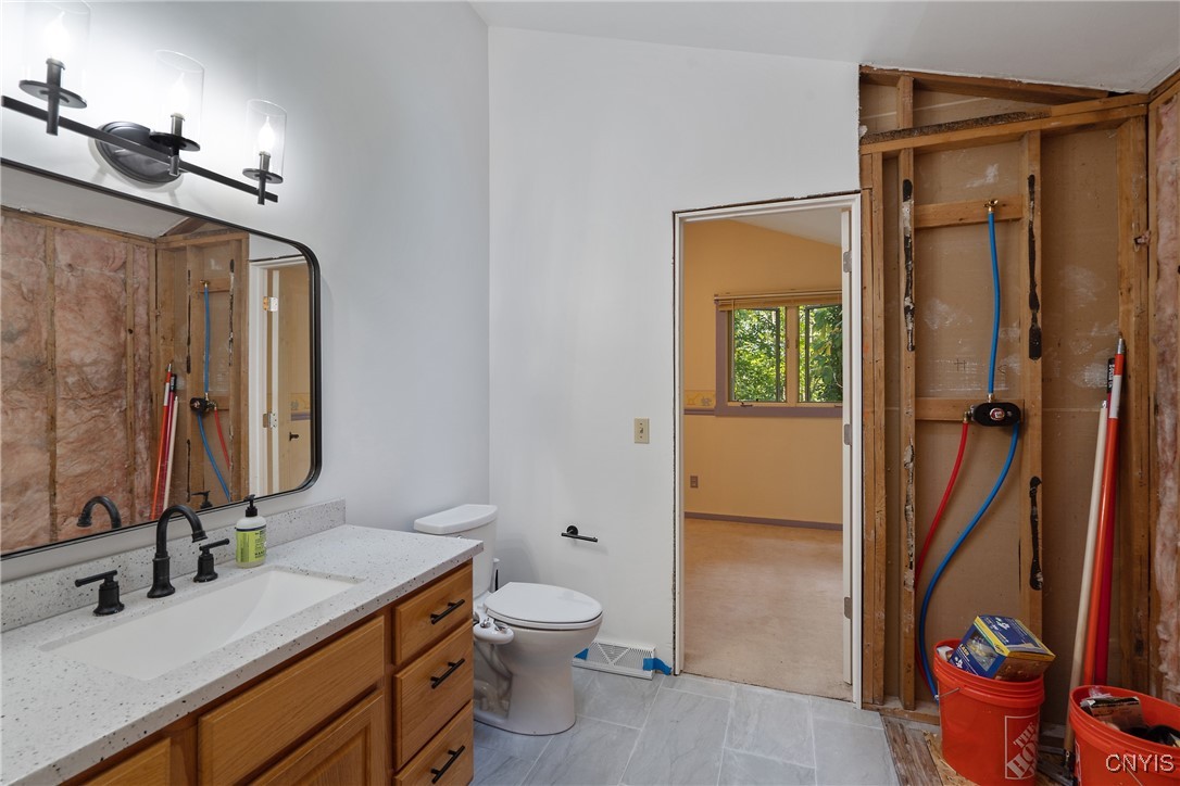 8734 Radburn Drive Lysander, NY 13027 - Photo 25 of 40 Unfinished shower install -- All materials have be