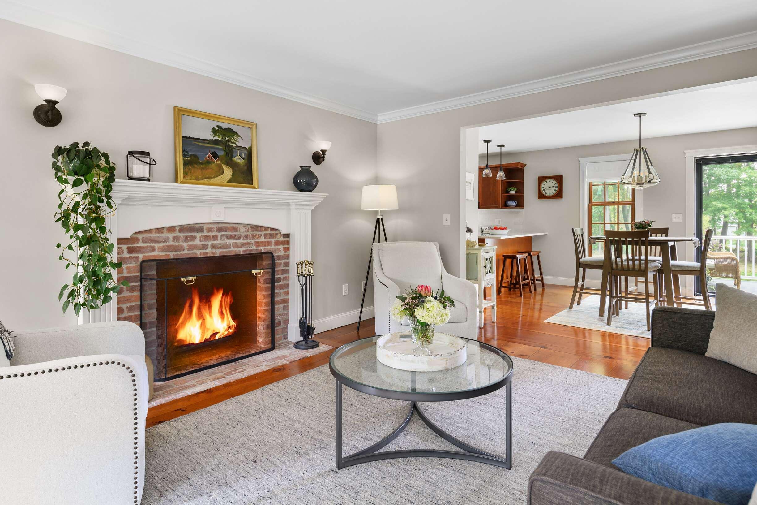 701 River Road Eliot, ME 03903 - Photo 6 of 42 Brick Fireplace