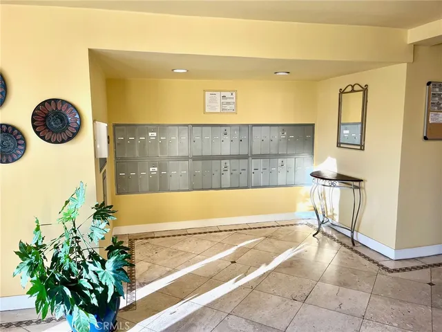 a bathroom with a tub a potted plant and a shower