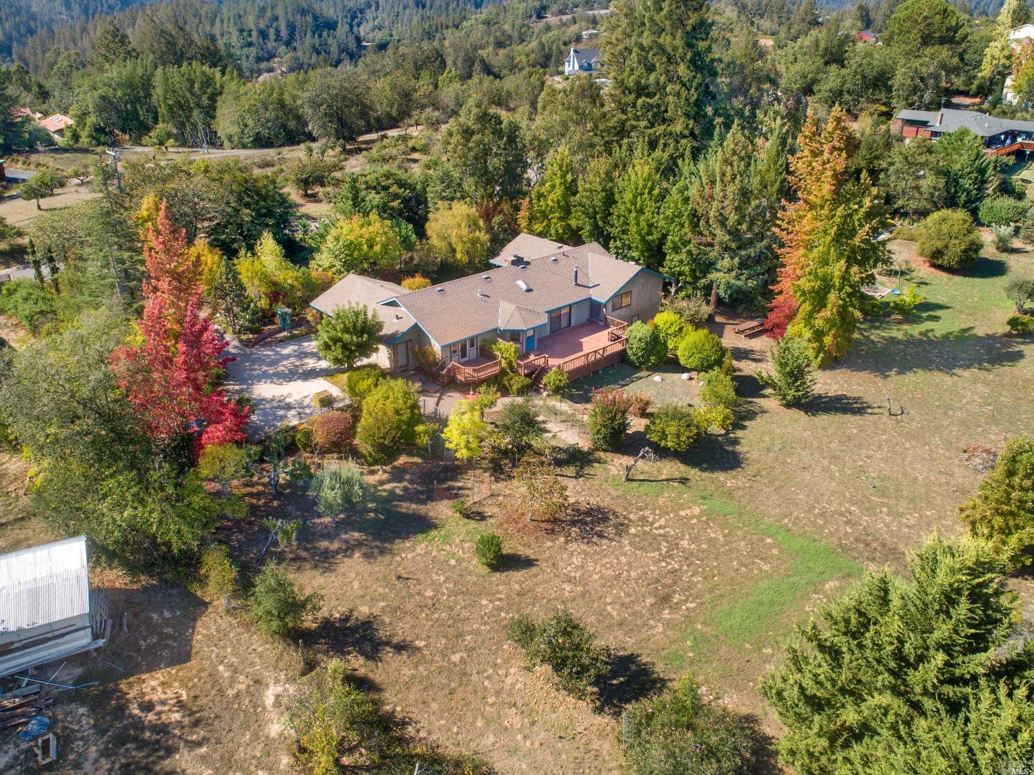 7595 Giusti Road Forestville, CA 95436 - Photo 1 of 1 a view of a lake with lots of trees