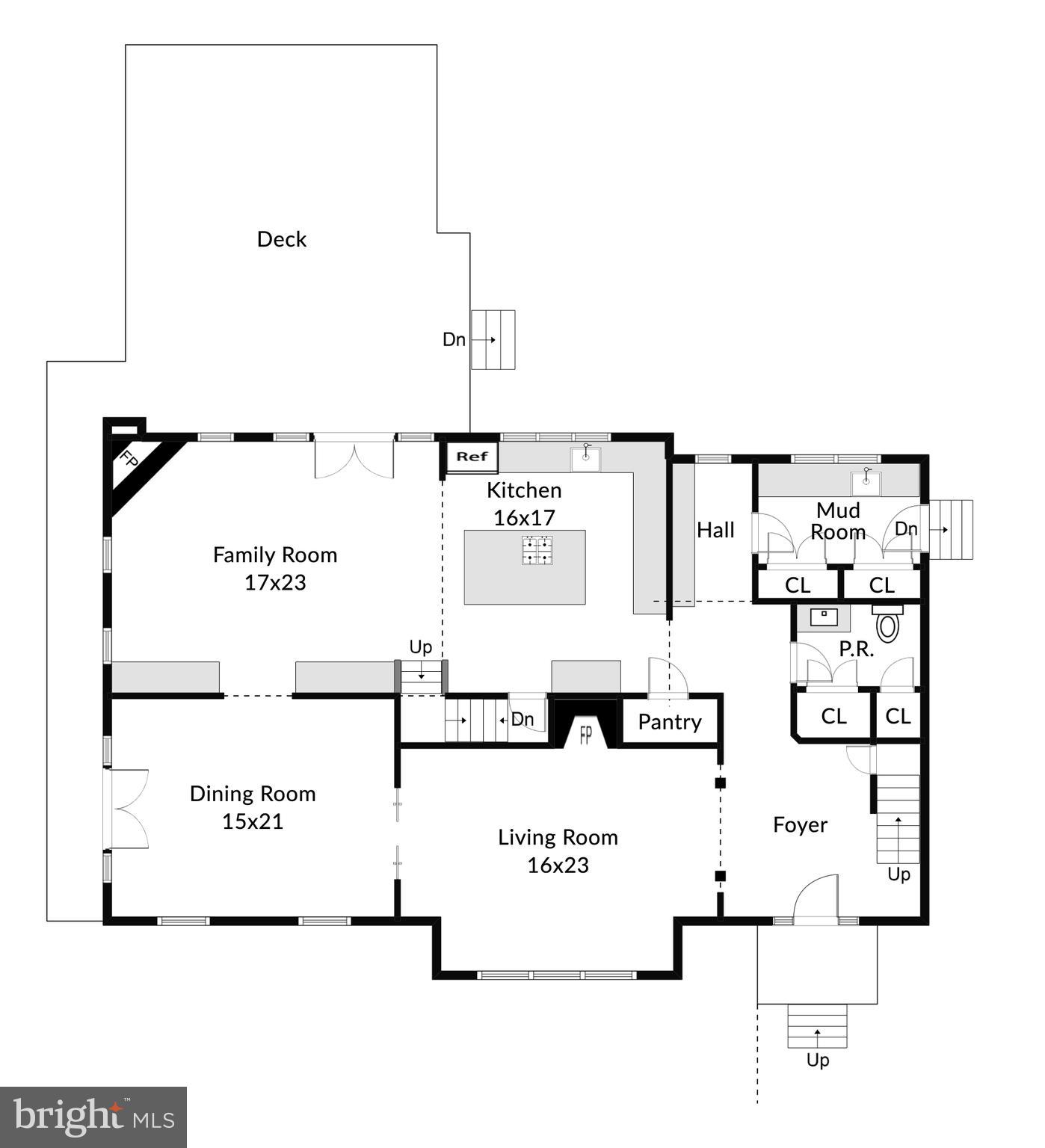 124 Center Mill Road Chadds Ford, PA 19317 - Photo 70 of 73 First Floor Plan