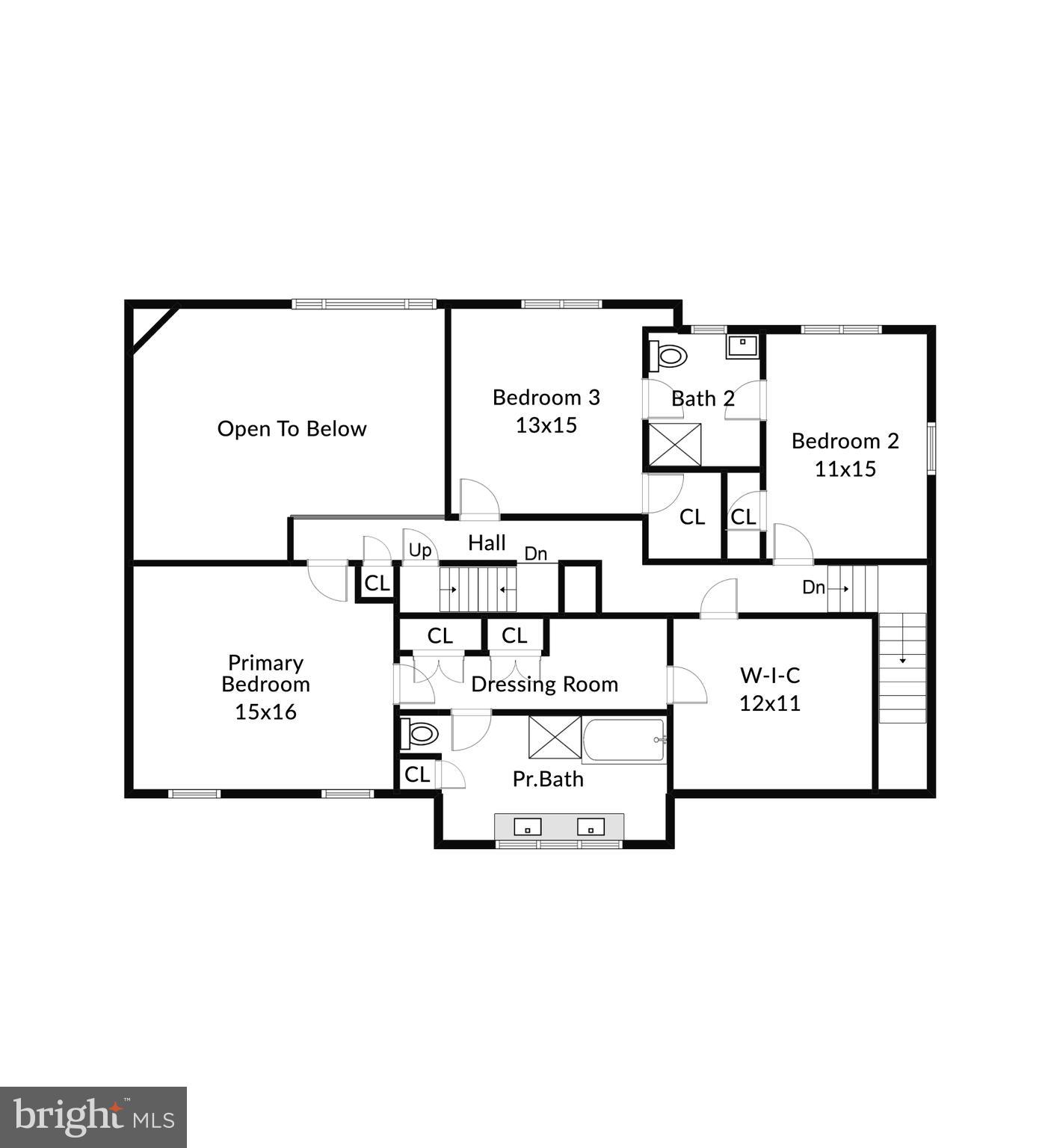 124 Center Mill Road Chadds Ford, PA 19317 - Photo 71 of 73 Second Floor Plan