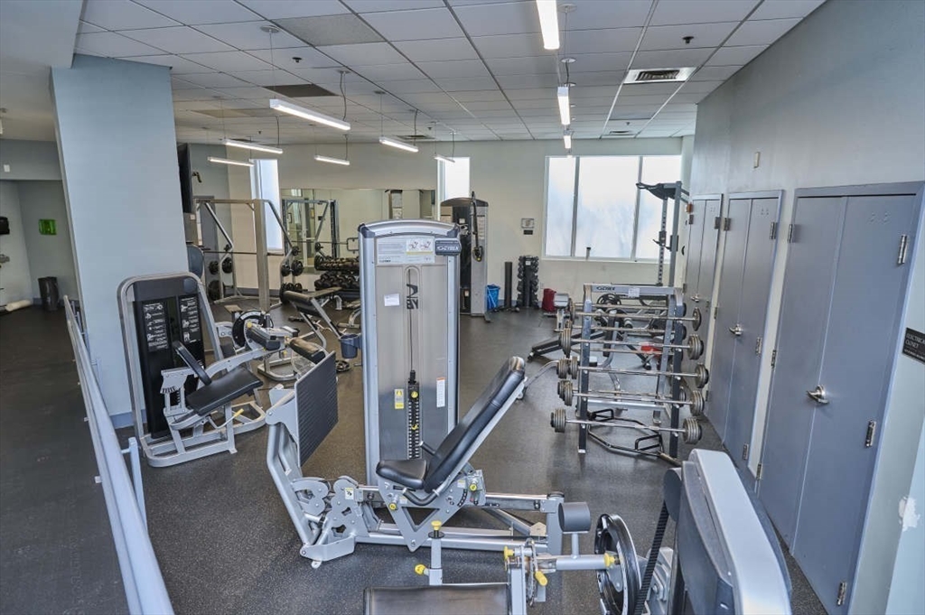 10 Museum Way, Unit 525 Cambridge, MA 02141 - Photo 20 of 22 a view of a room with gym equipment