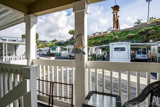 a front view of a building with a glass door