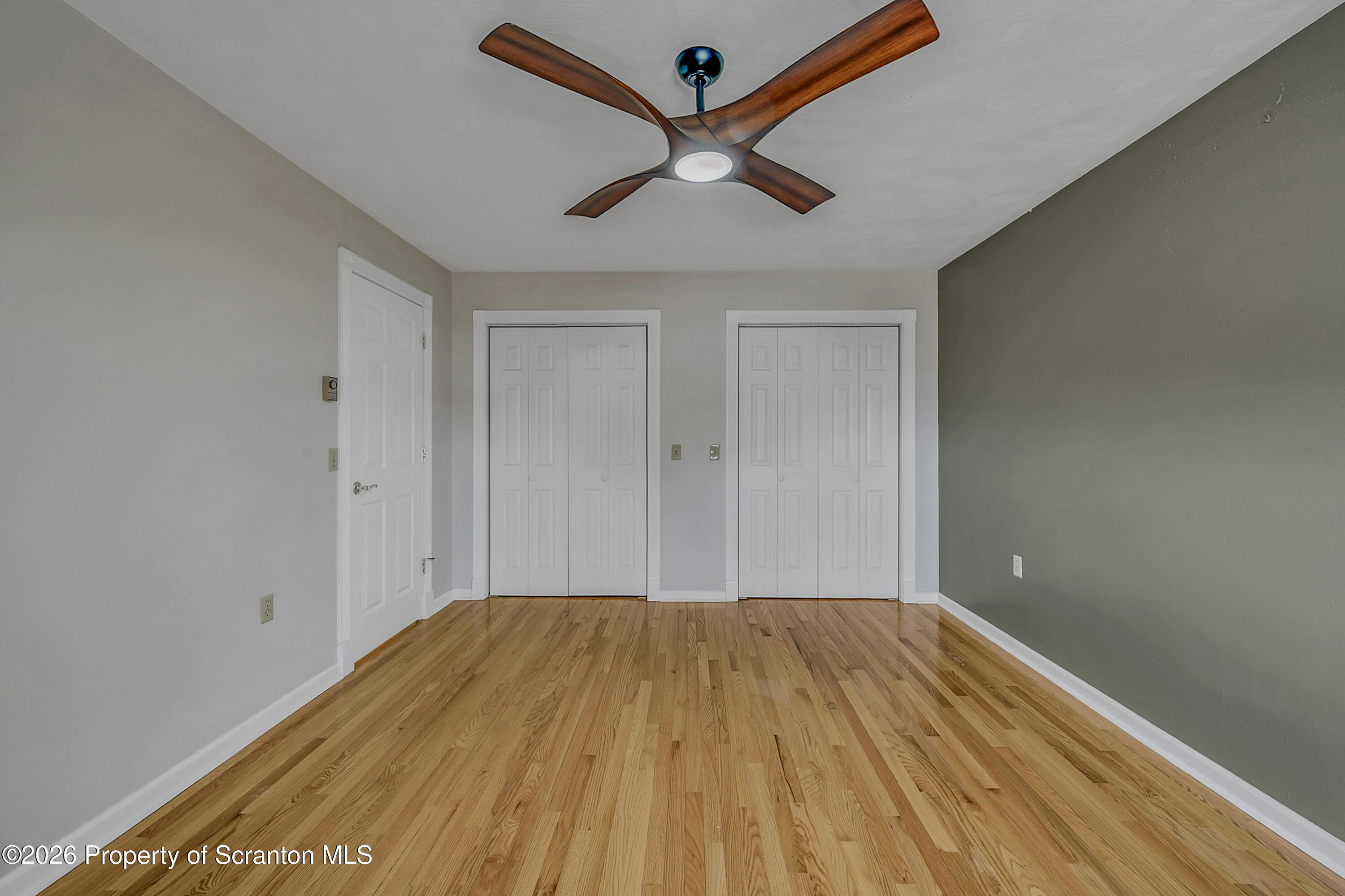 804 School Street Moosic, PA 18507 - Photo 20 of 67 a view of a room with a ceiling fan