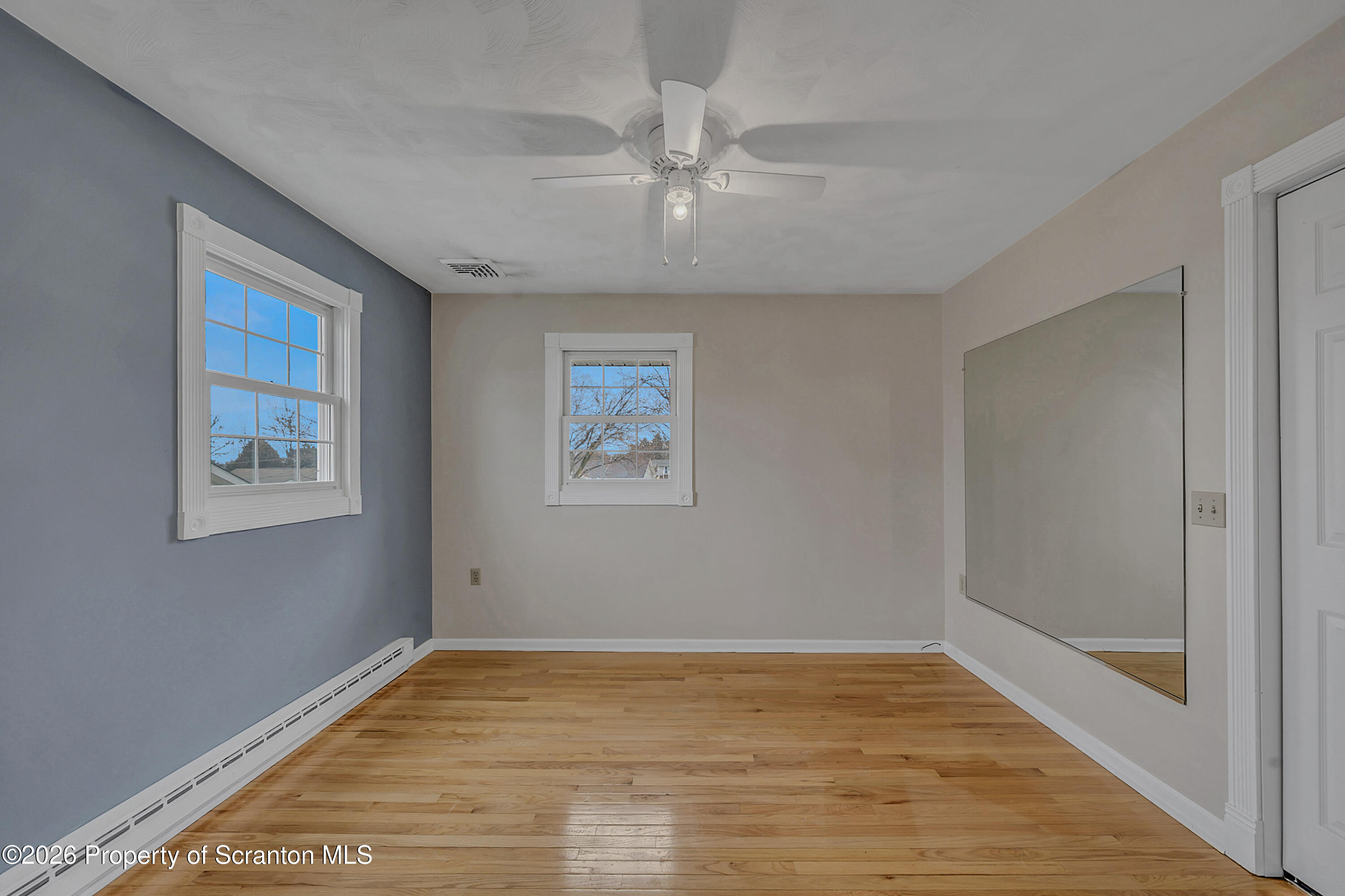 804 School Street Moosic, PA 18507 - Photo 22 of 67 a view of empty room with wooden floor