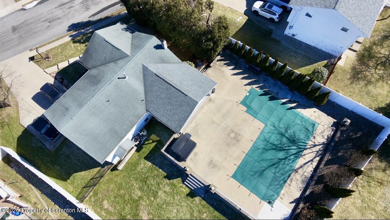 804 School Street Moosic, PA 18507 - Photo 7 of 67 an aerial view of house with a yard