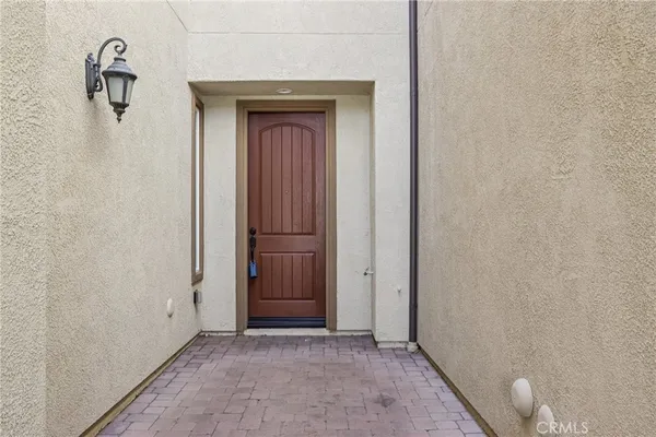 a view of front door