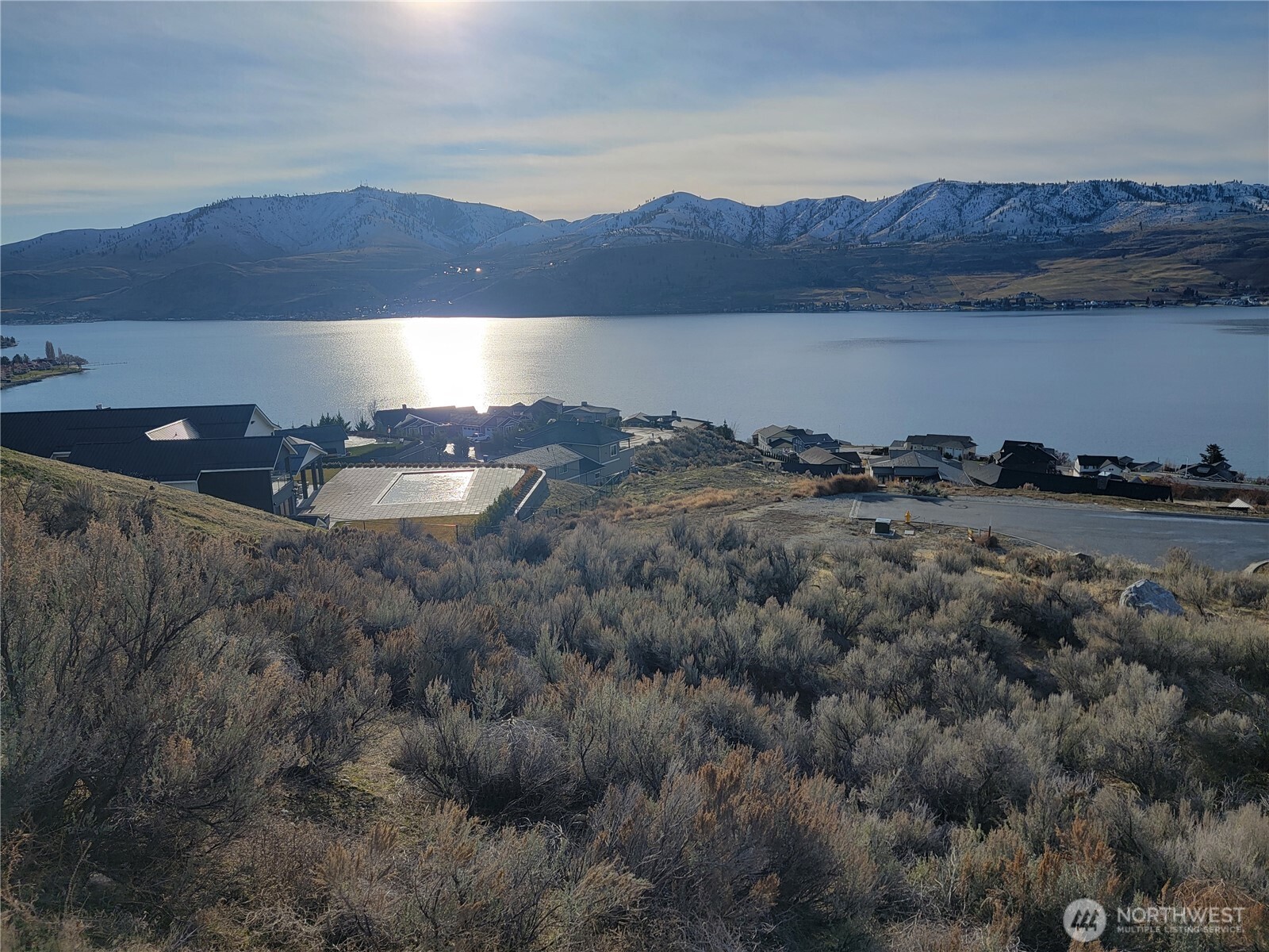 172 Easton Way Chelan, WA 98816 - Photo 2 of 4 a view of a lake and a mountain