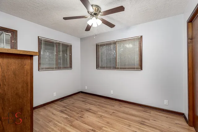 a view of wooden balcony