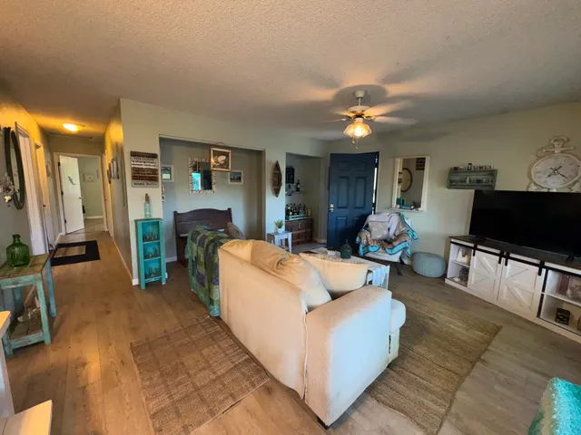 a bed room with a bed and furniture