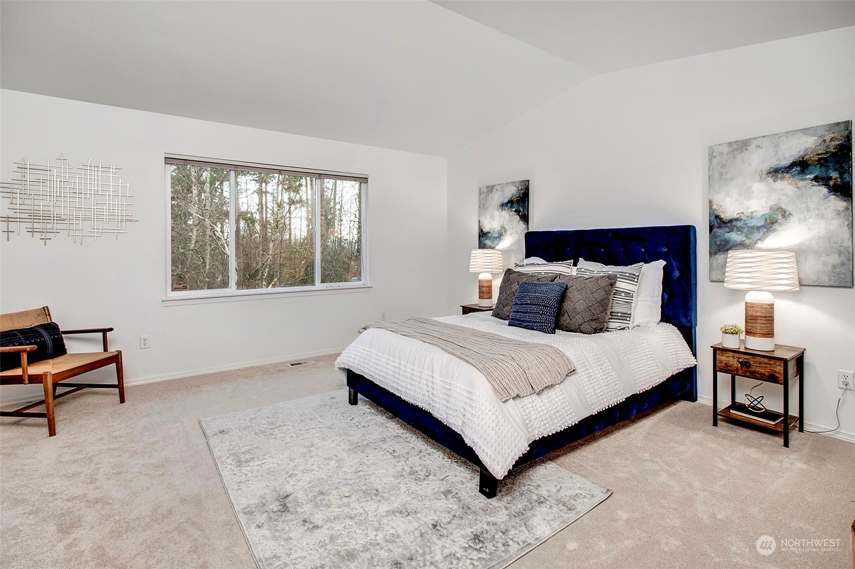 453 Field Place Northeast Renton, WA 98059 - Photo 14 of 36 a bedroom with a bed chair and window