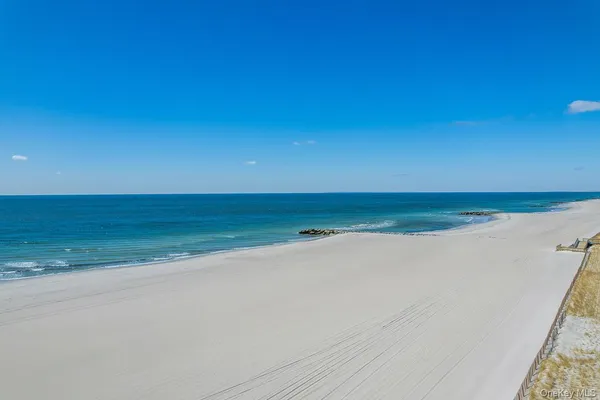 a view of beach and ocean