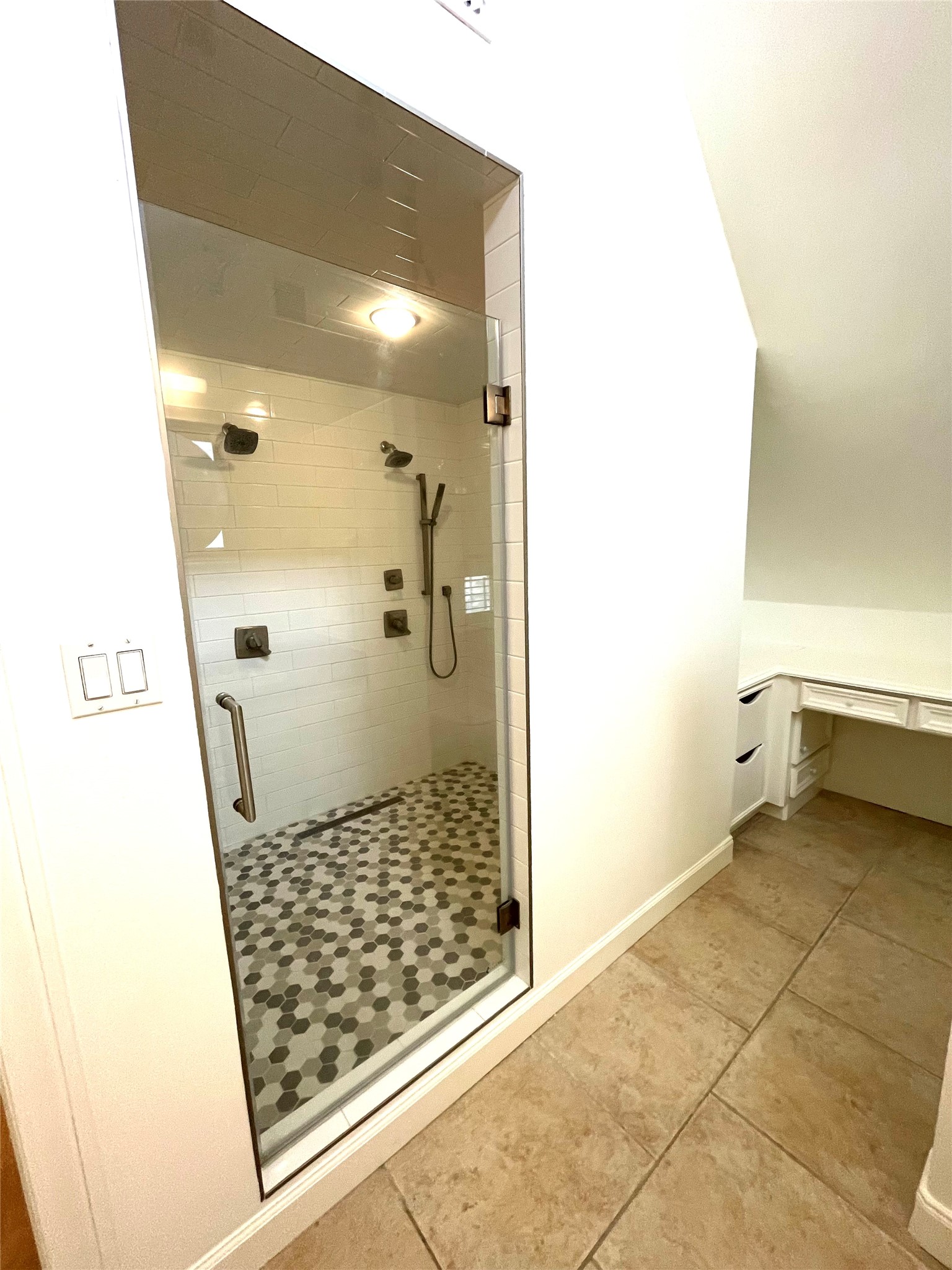 4334 Jefferson Street Houston, TX 77023 - Photo 16 of 31 a bathroom with a sink and a shower