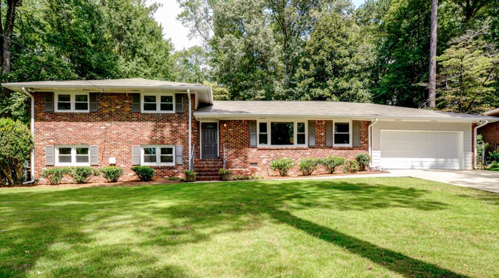 Fabulous renovation meets classic split-level in sought-after Randolph Estates.