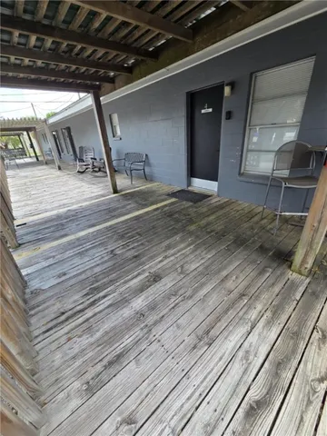 a view of a car park from a roof