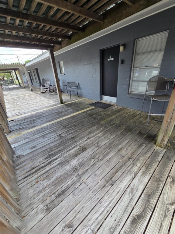 302 Broadway Street Fulton, TX 78382 - Photo 12 of 38 a view of a car park from a roof