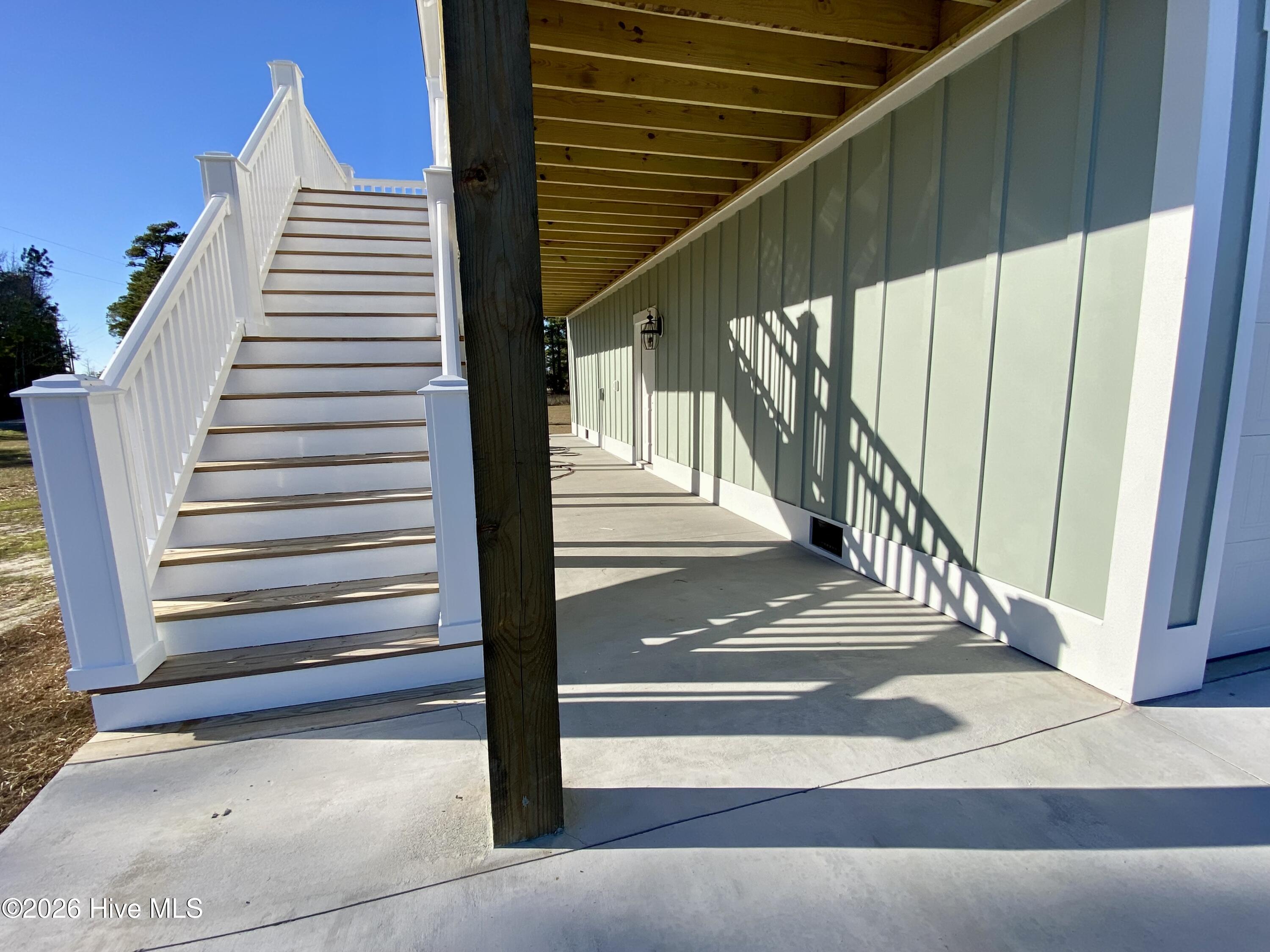 111 Jade Street Beaufort, NC 28516 - Photo 71 of 72 Back patio and stairs