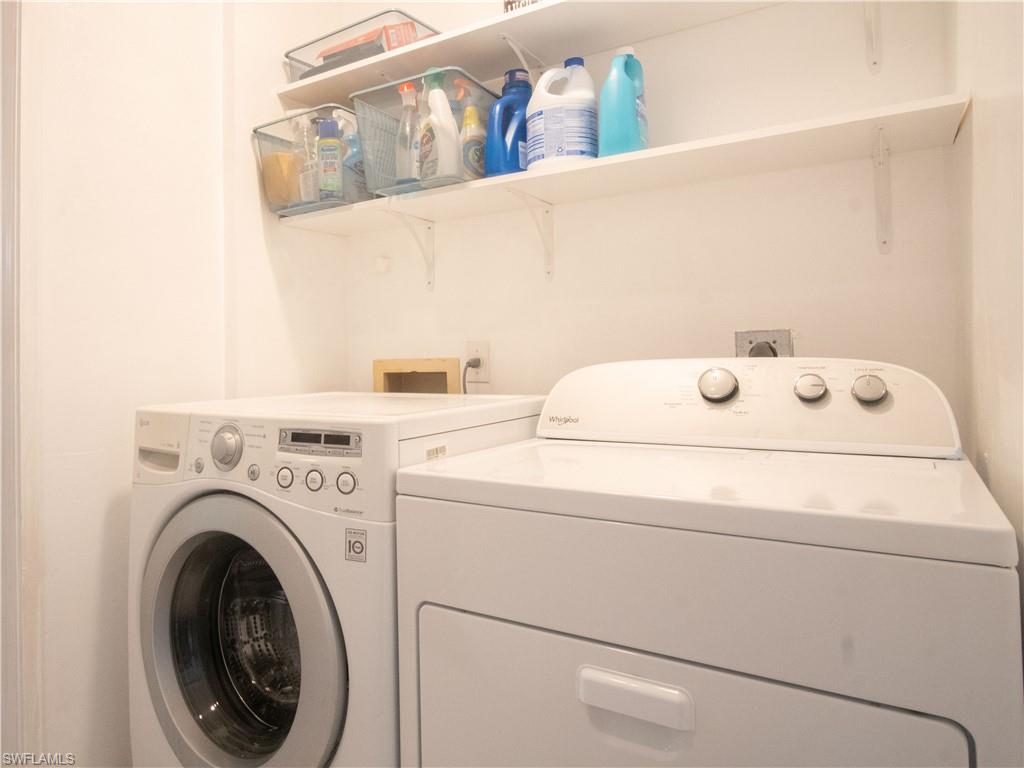 1404 Monarch Circle Naples, FL 34116 - Photo 31 of 33 a utility room with dryer and washer