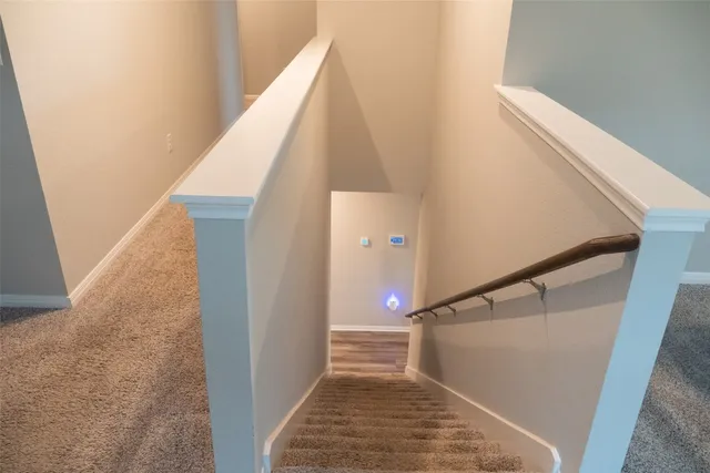 a view of entryway with stairs