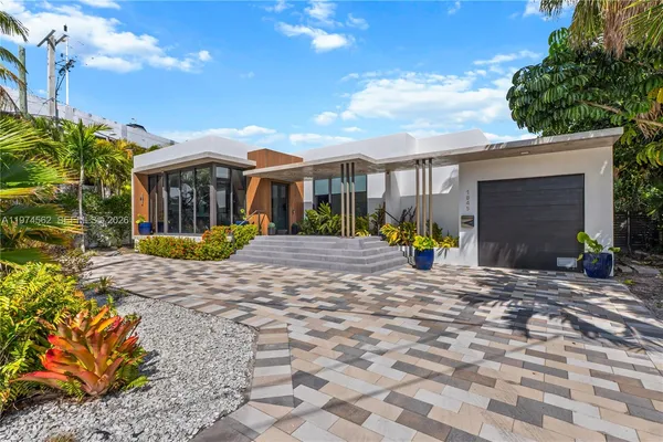 a view of a house with a patio