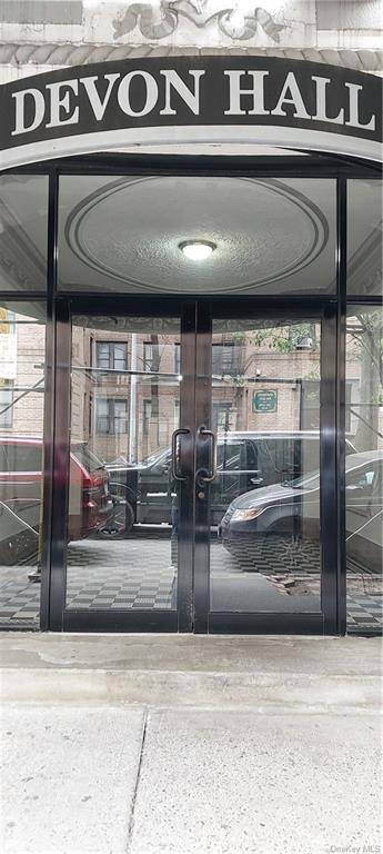 a view of a car door
