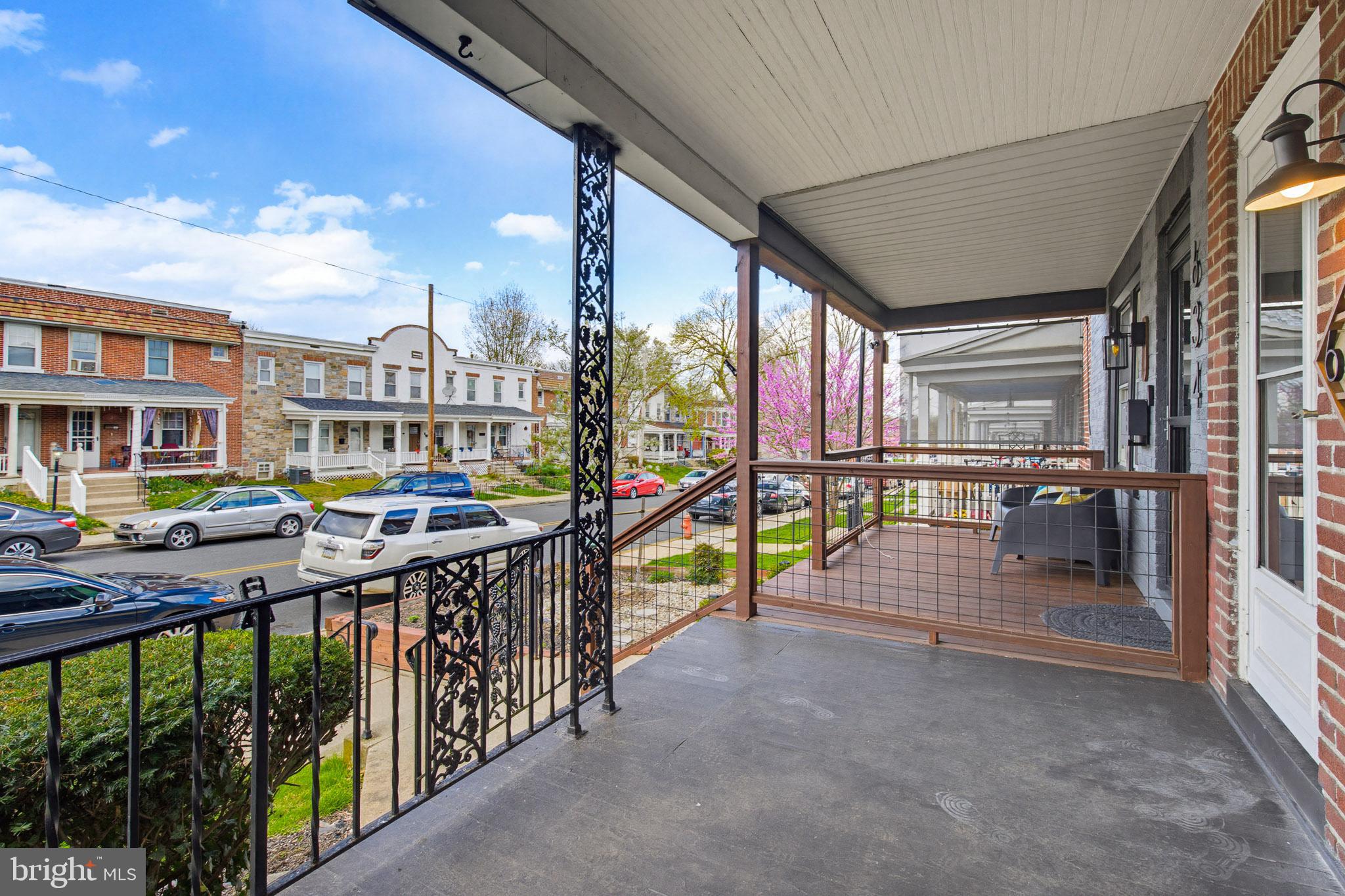 636 3rd Street Lancaster, PA 17603 - Photo 34 of 42 a view of an chairs and bench in the balcony