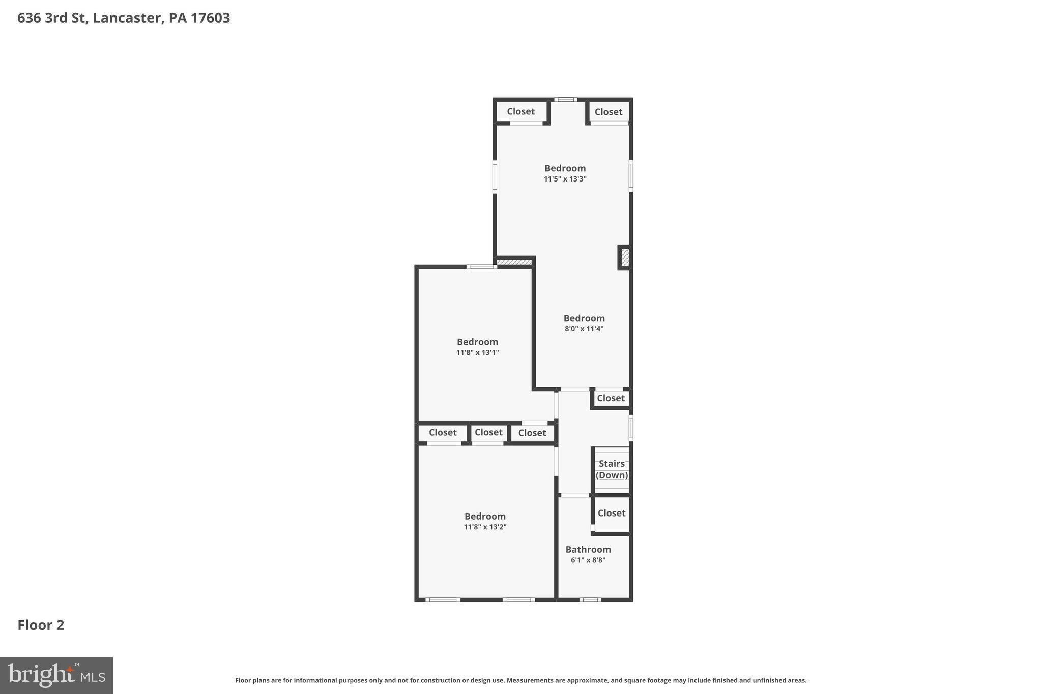 636 3rd Street Lancaster, PA 17603 - Photo 40 of 42 a picture of a floor plan