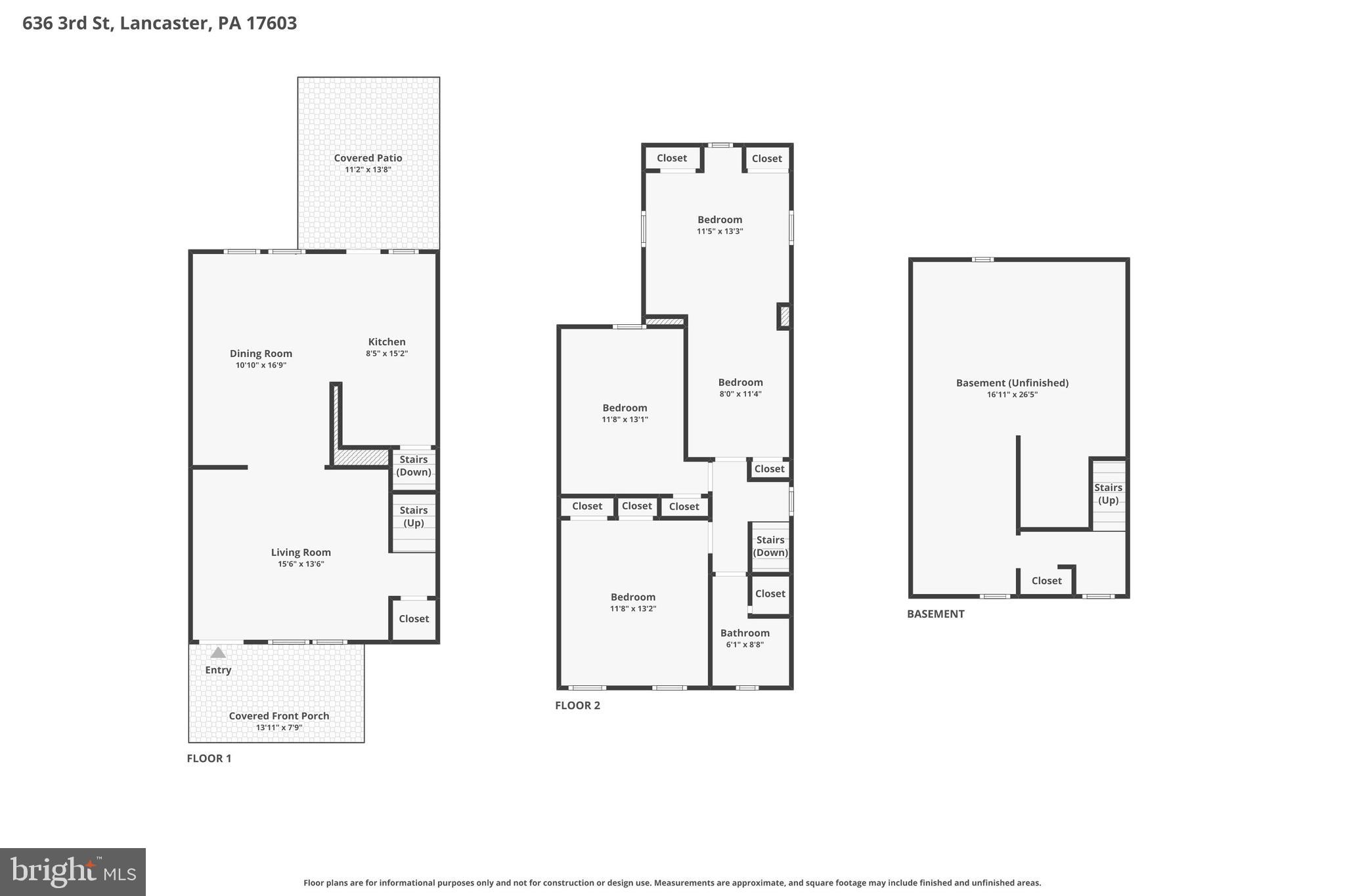 636 3rd Street Lancaster, PA 17603 - Photo 42 of 42 a picture of floor plan