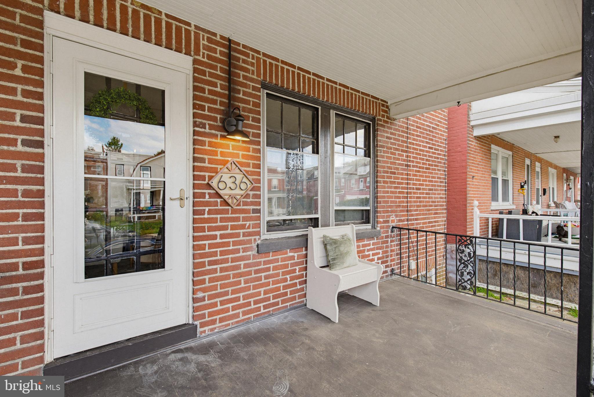 636 3rd Street Lancaster, PA 17603 - Photo 6 of 42 a balcony with furniture and next to a window