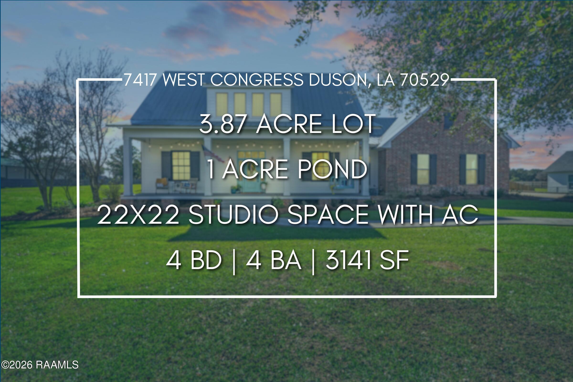 7417 West Congress Street Duson, LA 70529 - Photo 2 of 60 MLS FACTS 7417 W CONGRESS