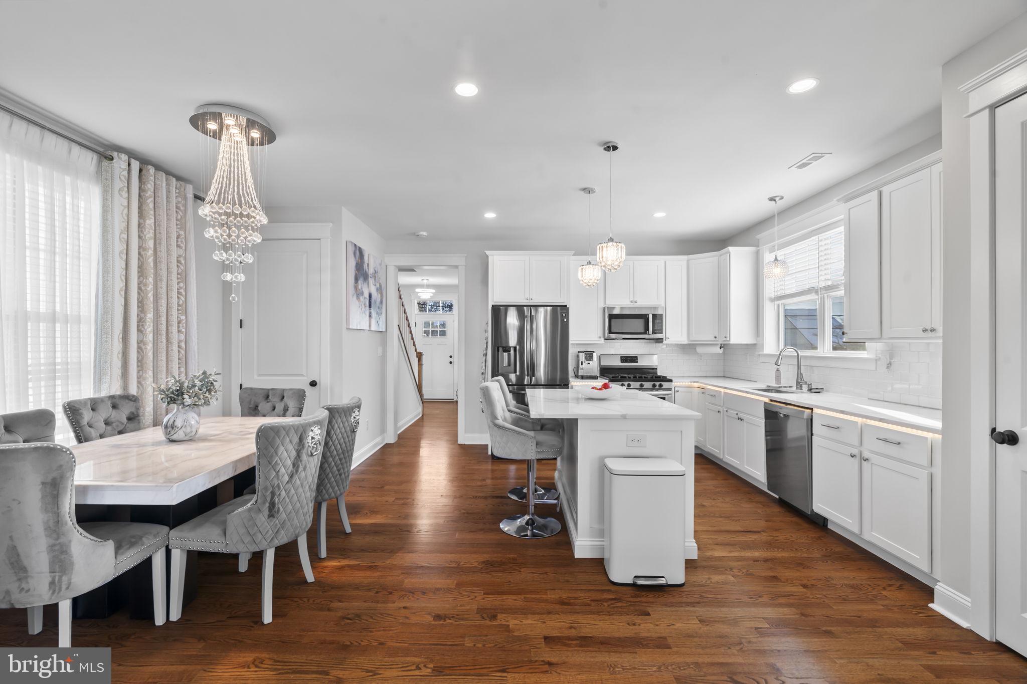 122 Church Road Jenkintown, PA 19046 - Photo 19 of 38 a large kitchen with a table and chairs