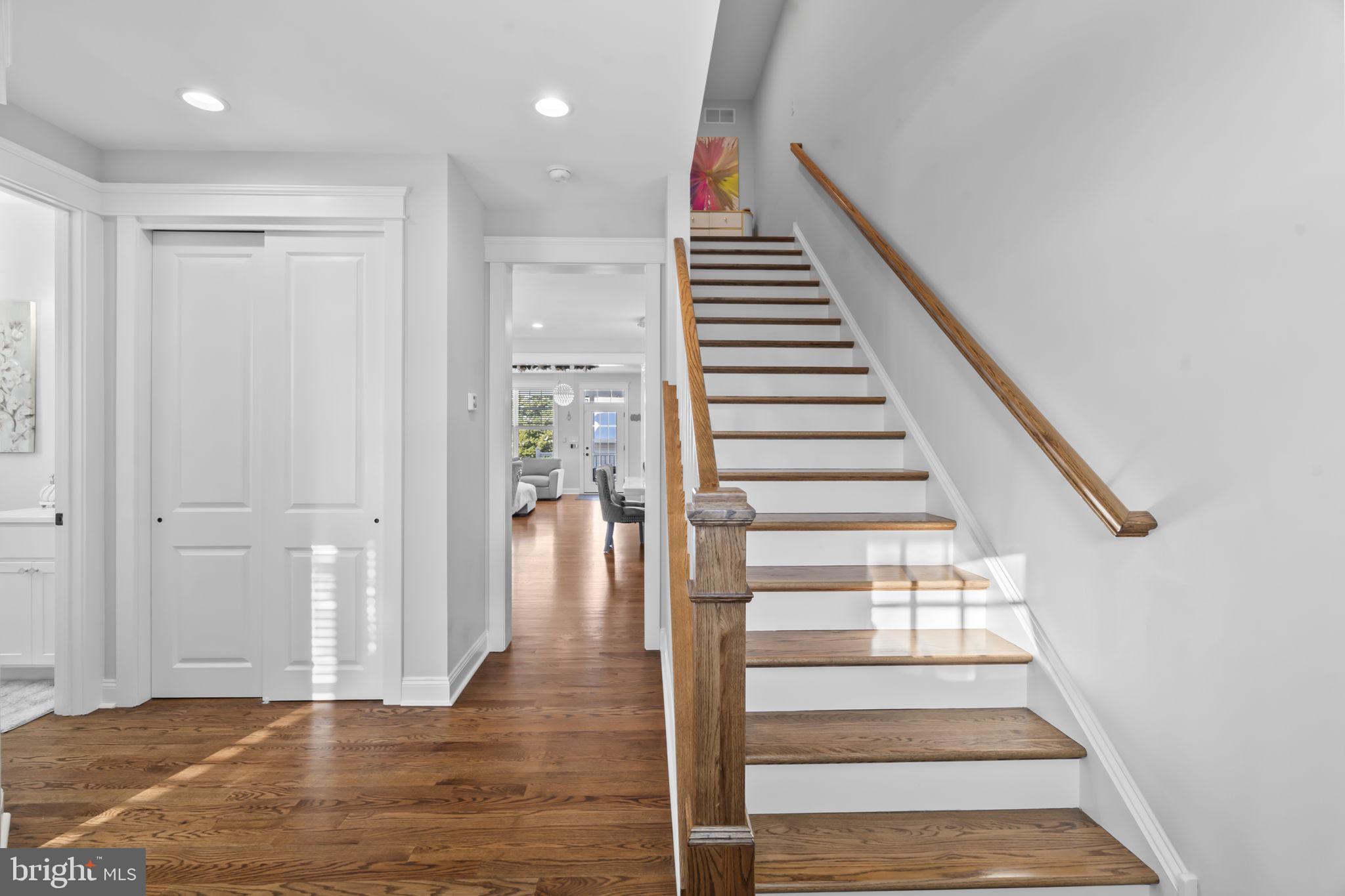 122 Church Road Jenkintown, PA 19046 - Photo 9 of 38 a view of entryway and hall with wooden floor