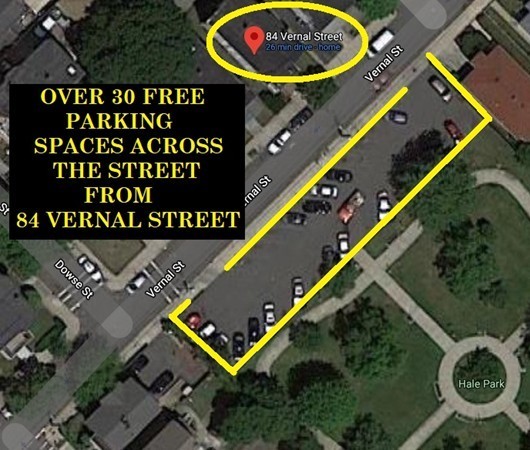 84 Vernal Street Everett, MA 02149 - Photo 22 of 26 an aerial view of a tennis ground and a ocean view