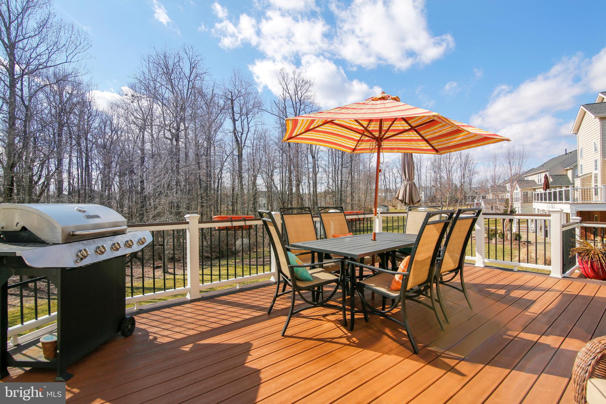 4537 Spring Run Road Warrenton, VA 20187 - Photo 7 of 68 Approx 400 sq ft Trex deck (2015) w/double stairs