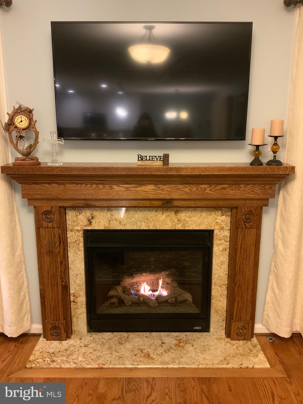 123 Reprisal Road Inwood, WV 25428 - Photo 20 of 64 Gas Fireplace w/Wood Mantel & Marble