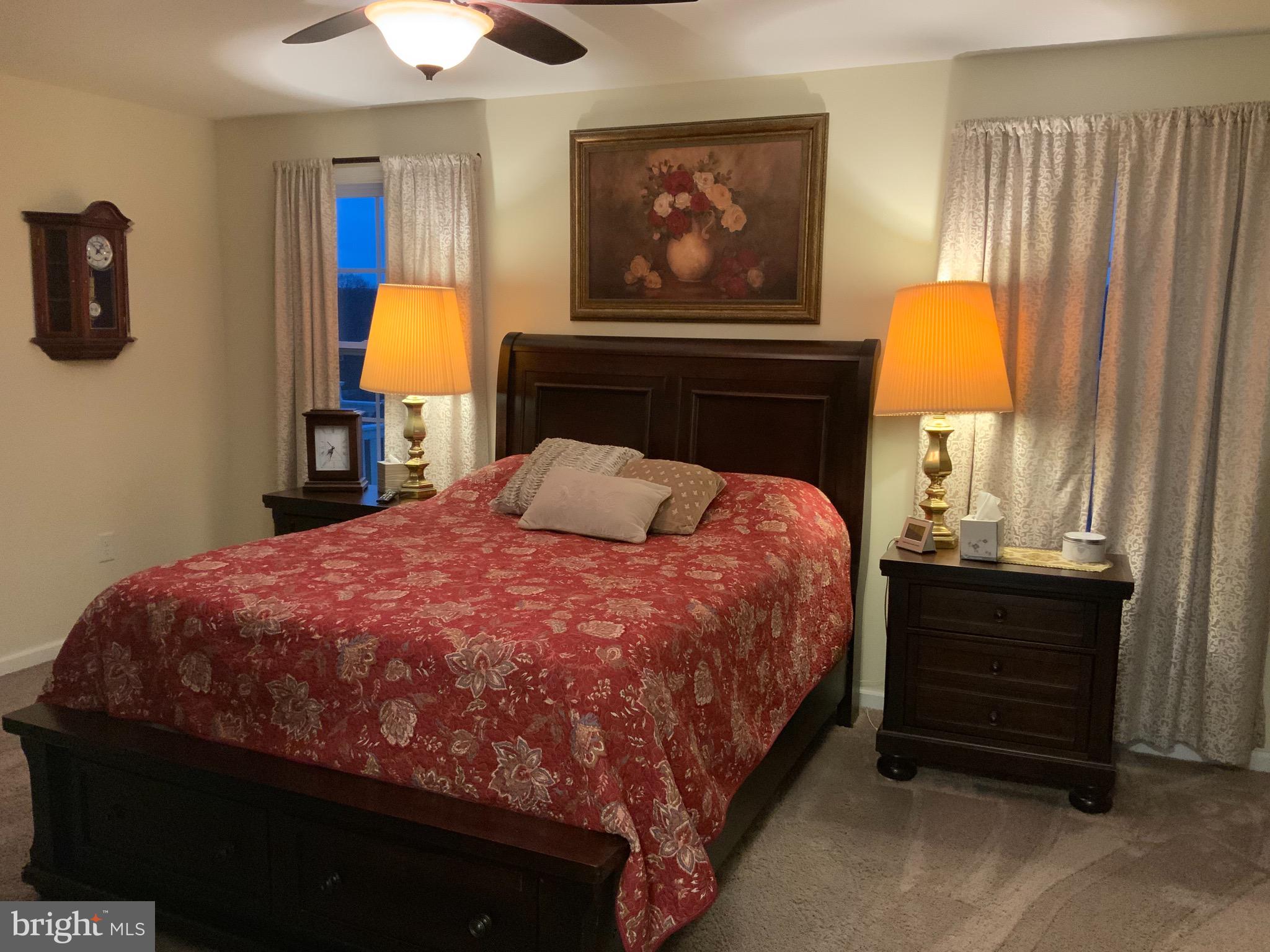 123 Reprisal Road Inwood, WV 25428 - Photo 27 of 64 Master Bedroom w/Ceiling Fan