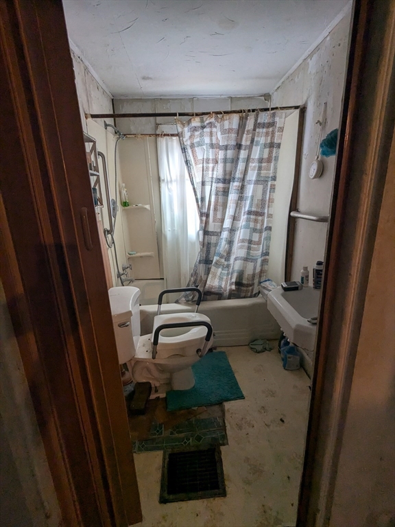 14 Washington Avenue Ashland, MA 01721 - Photo 15 of 23 a bathroom with a sink a toilet a mirror and shower