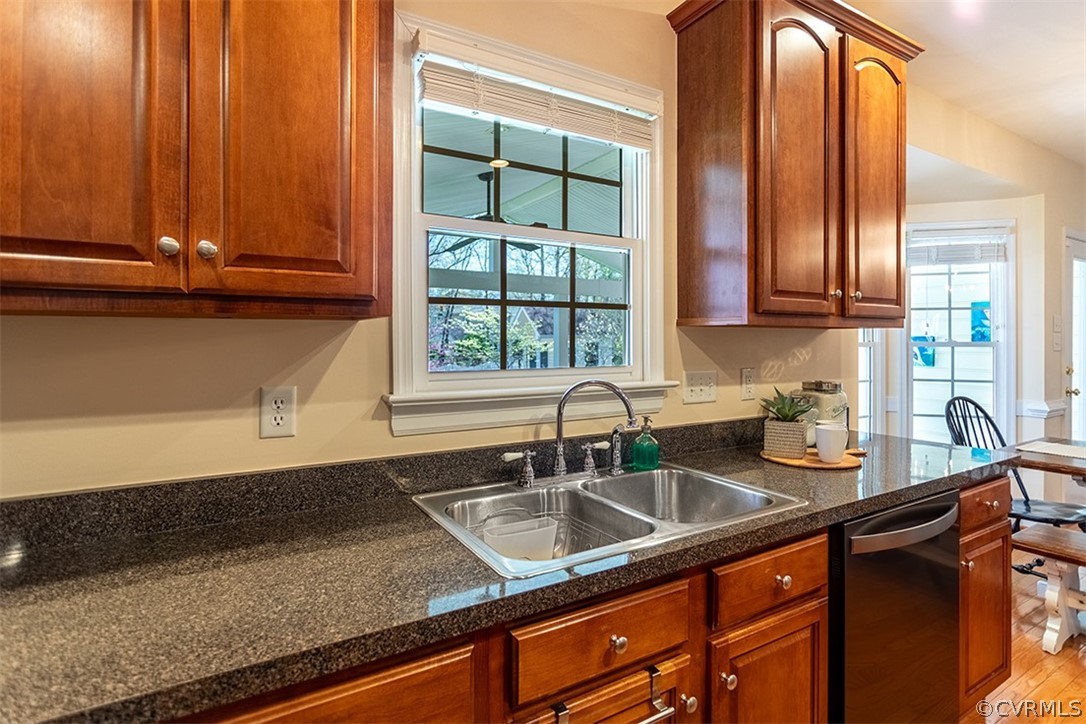 14006 Planters Walk Drive Midlothian, VA 23113 - Photo 14 of 48 a kitchen with stainless steel appliances granite countertop a sink a counter space and a window