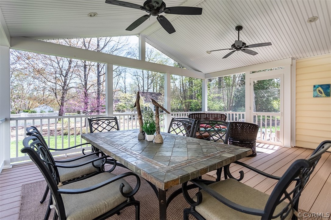14006 Planters Walk Drive Midlothian, VA 23113 - Photo 19 of 48 a view of a dining room with furniture window and outside view