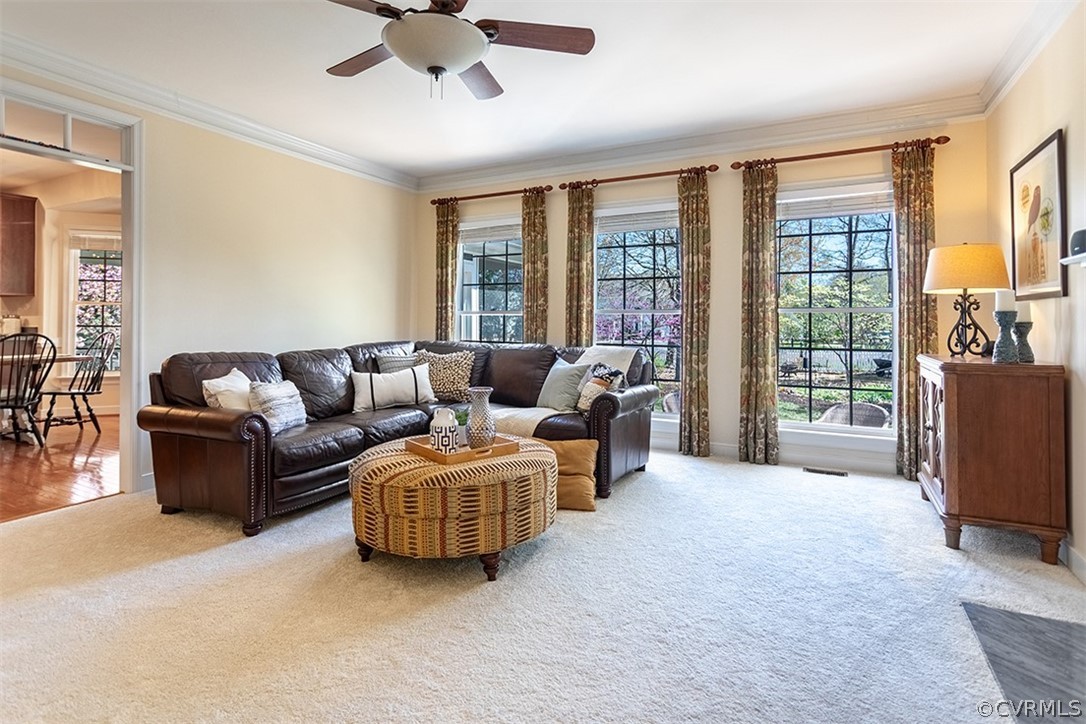14006 Planters Walk Drive Midlothian, VA 23113 - Photo 21 of 48 a living room with furniture and a flat screen tv