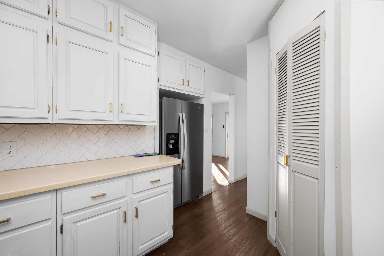 2518 13th Street Rock Island, IL 61201 - Photo 14 of 37 a view of a kitchen with wooden floor