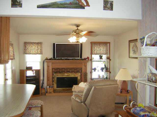 5409 Pelham Road Durham, NC 27713 - Photo 4 of 10 Family Room with view of lake and French doors to deck. Other